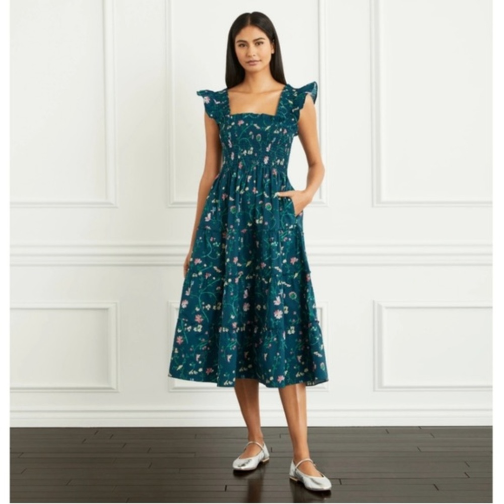 COPY - The Ellie Nap Dress - Moody Floral Poplin